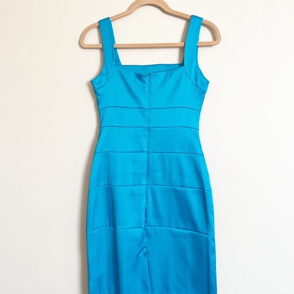 AB Studio Blue Y2K Bodycon Dress Size 2 - Picture 4 of 6